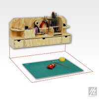 Wandregal für Tisch Werkbank (Wall Organizer) 2