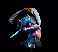 Neko Galaxy Blade ZERO Bust 1:10 2