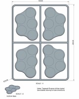 Victrix Plastic Skirmish Movement Trays I for 25mm round Bas