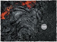 Deep Cut Studio Wargames Terrain Mat Realm of Fire 4x6 3
