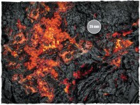 Deep Cut Studio Wargames Terrain Mat Realm of Fire 4x6 4