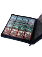 12-Pocket QuadRow Zipfolio Xenoskin Dark Blue 4