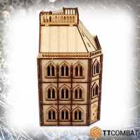 Gothic Brownstone Corner 28mm 2
