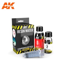 AK Interactive Resin Water 2 Components 180ml 2