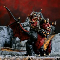 KoW Abyssal Supreme Ironcaster on Great Winged Halfbreed 2