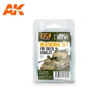 AK Interactive Weathering Set for Green  gallery