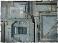 Deep Cut Studio Wargames Terrain Mat Space Hulk 44x60 inches