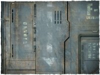 Deep Cut Studio Wargames Terrain Mat Space Hulk 44x60 inches