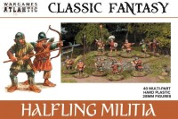 Classic Fantasy Halfling Militia 28mm gallery