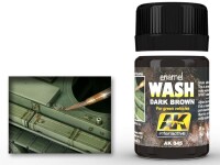AK Interactive Dark Brown Wash for green gallery