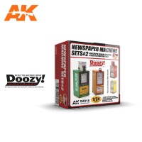 Doozy Modelworks Newspaper Machine Set 2 1/24 2