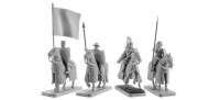 V&V Miniatures Mounted Crusader Command 2