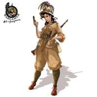 Gina the Bersagliere 54mm gallery