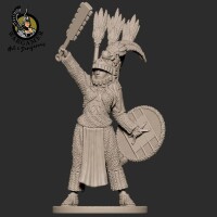 Atotoztli the Aztec Warrior 54mm 2