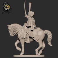 Victoria the French Hussar 54mm 2