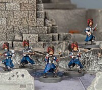 Death Fields Les Grognards Command and Heavy Support 28mm 4
