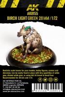AK Interactive Birch Light Green Leaves 28mm 1:72 2