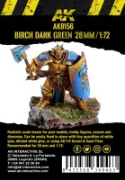 AK Interactive Birch Dark Green Leaves 28mm 1:72 2