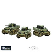 M5 Stuart Light Tank Platoon 28mm 2
