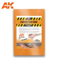 AK Interactive Carving Foam 8mm A4 size gallery