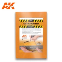 AK Interactive Carving Foam 8mm A5 size 4