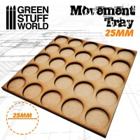 MDF Regimentsbases 25mm 5x5 Skirmish Lin gallery