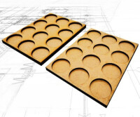 MDF Regimentsbases 25mm 4x3 Skirmish Lin gallery