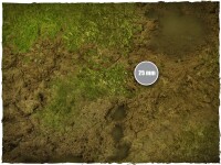 Deep Cut Studio Wargames Terrain Mat Muddy Field 44x30 inche