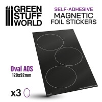 Magnetbases Oval 120x92mm 3x selbstklebe gallery