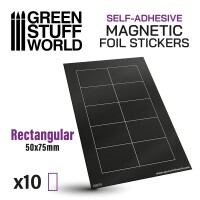 Magnetbases Eckig 50x75mm 10x selbstkleb gallery