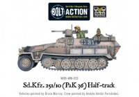 German Sd.Kfz 251/10 (Pak 36) Half-Track 28mm 3