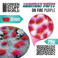 Martian Tufts Fluor On Fire Purple 6mm gallery