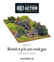 British Army Six Pounder AT Gun 28mm gallery