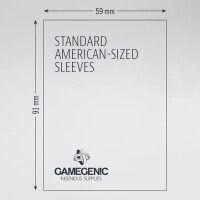 Gamegenic 50 Matte Standard American Sized Boardgame Sleeves