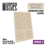 Ambush Disc Camo Airbrush Stencil Selbst gallery