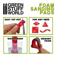 Foam Sanding Pads Coarse Grit Assortment 4