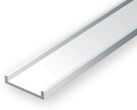 Evergreen 263 Plasticcart U Channel 2,5x1,1x350mm (4) 2