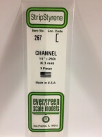 Evergreen 267 Plasticcart U Channel 6,3x gallery