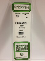 Evergreen 757 Plasticcart Z-Channel 6,3x gallery