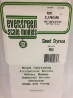 Evergreen 4081 Plasticcart Sheet Clapboa gallery
