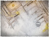 Deep Cut Studio Wargames Terrain Mat Coldstorm 44x30 inches 
