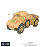 Italian Autoblinda AB41 28mm 3