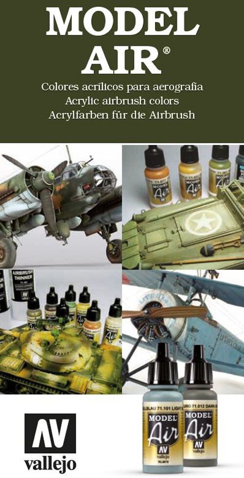 Vallejo Model Air Color Farben 17ml - Einzeln wählbar