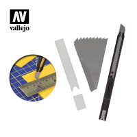 Vallejo Slim Snap-Off Knife & 10 Bla gallery