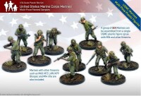 USMC Marines & Command 1/56 28mm 3