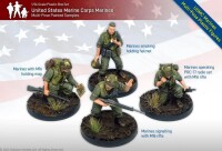 USMC Marines & Command 1/56 28mm 5