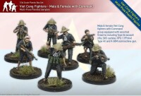 Viet Cong Fighters & Command 1/56 28mm 2