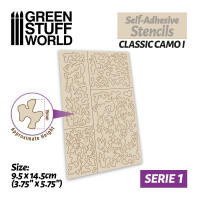 Classic Camo 1 Airbrush Stencil Selbstkl gallery