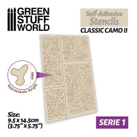 Classic Camo 2 Airbrush Stencil Selbstkl gallery