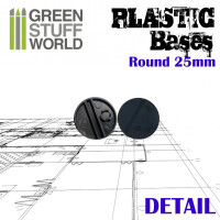 Plastik Bases Rund 25mm (20) 2